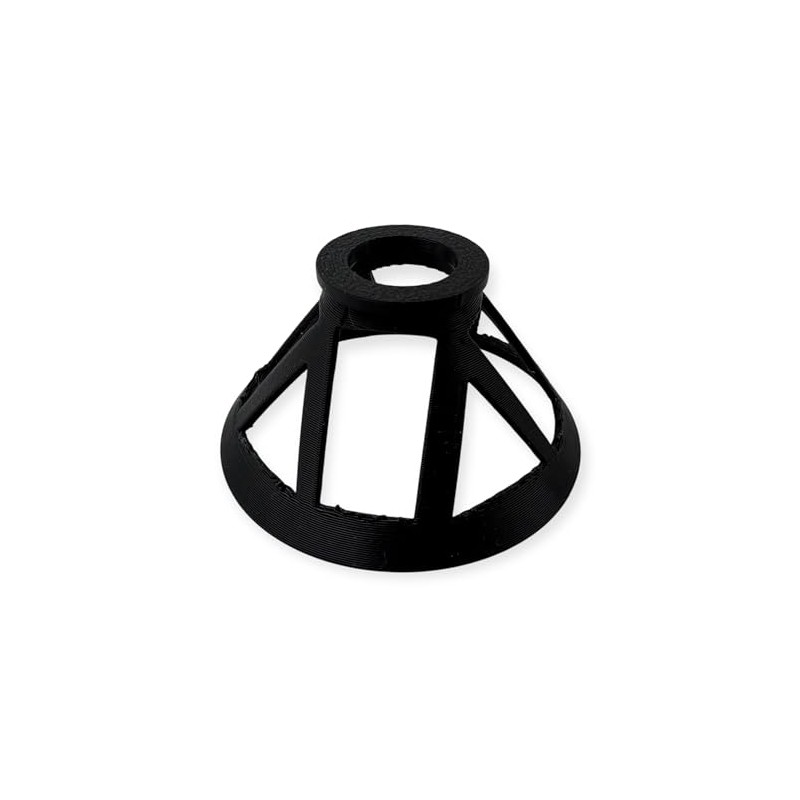 Reef-Safe Coral Frag Plug Stand – Black, 50mm Diameter, Holds