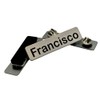 Uniform Name Badge, Military/Police Style with Clutch or Magnet Back,