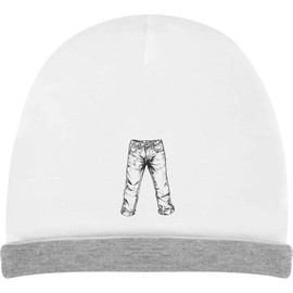 Azeeda 'Single Pair of Jeans' Kids Slouch Hat (KH00033647) White