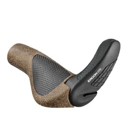 Ergon, Appendix for Bicycle Handlebar GP3 BioKork, Fahrradgriff GP3 Biokork, Marrone (Kork), S
