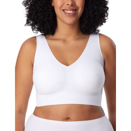 Schiesser Invisible Soft Women's Bustier with Removable Pads, White_170364