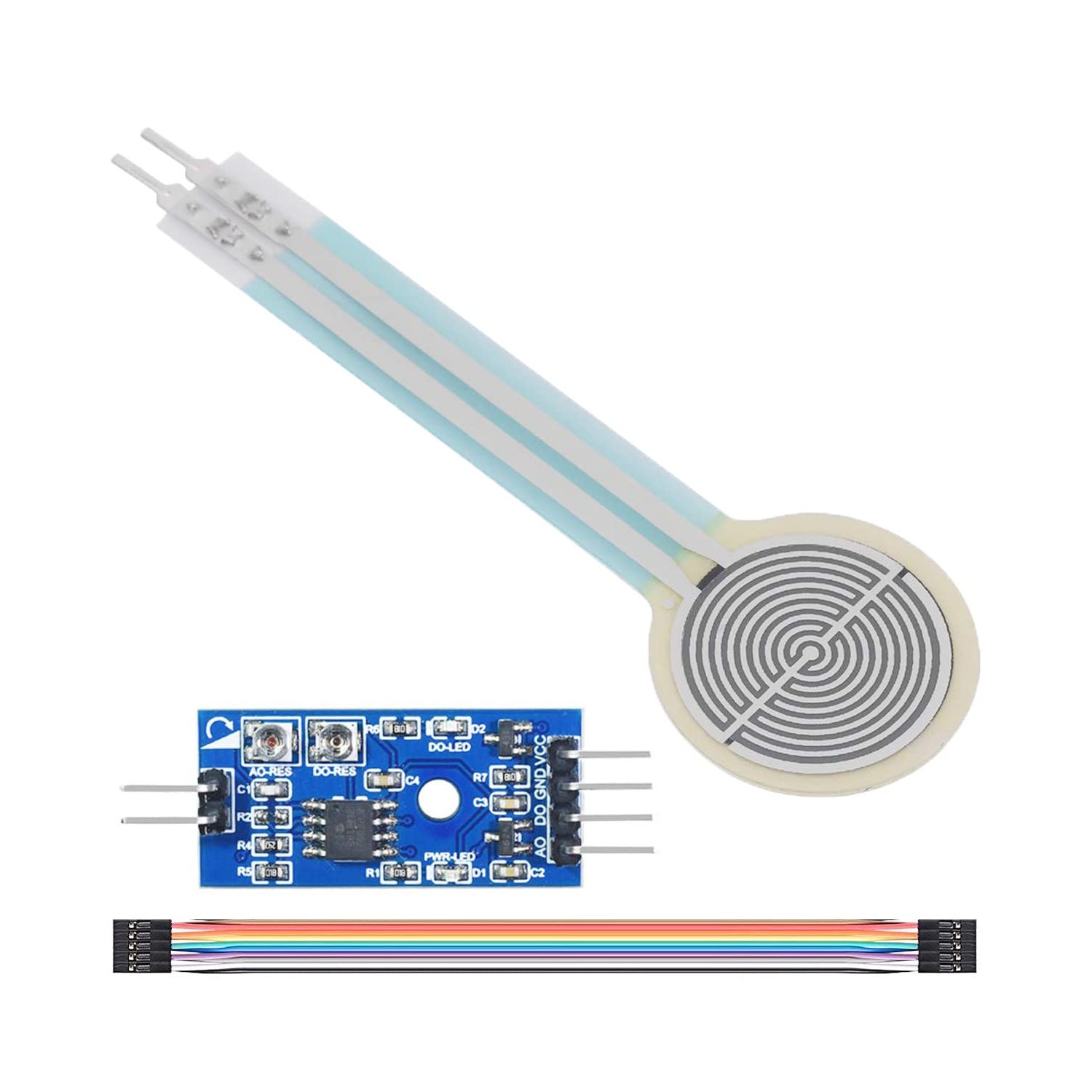 YoumileFSR402 Thin Film Pressure Sensor Resistance Pressure Test Force ...