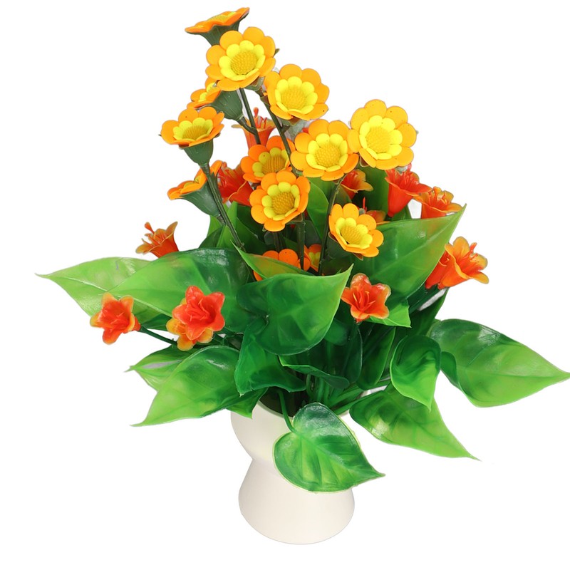 Aquarium Artificial Flower Decoration Simulation Fish Tank Fake Flower Landscaping
