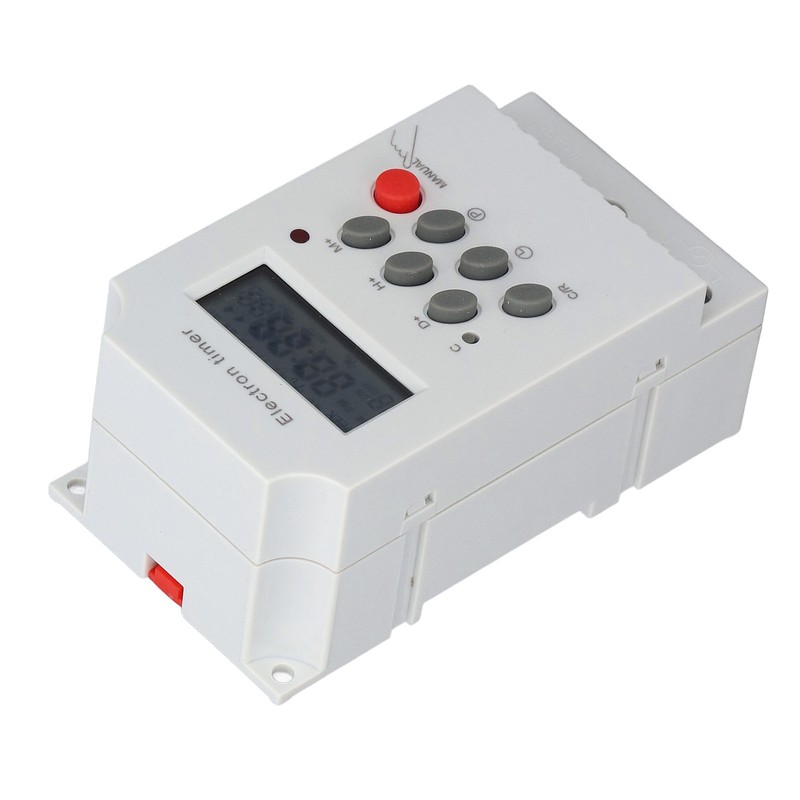 Electronic Timer Switch DIN Rail LCD Microcomputer Electron Intelligent Controller