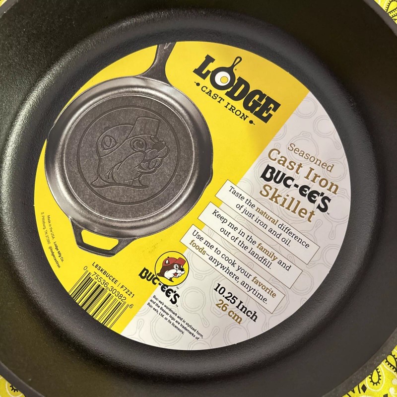 Lodge Cookware Bucees Exclusive 10.25” Cast Iron Skillet - Made