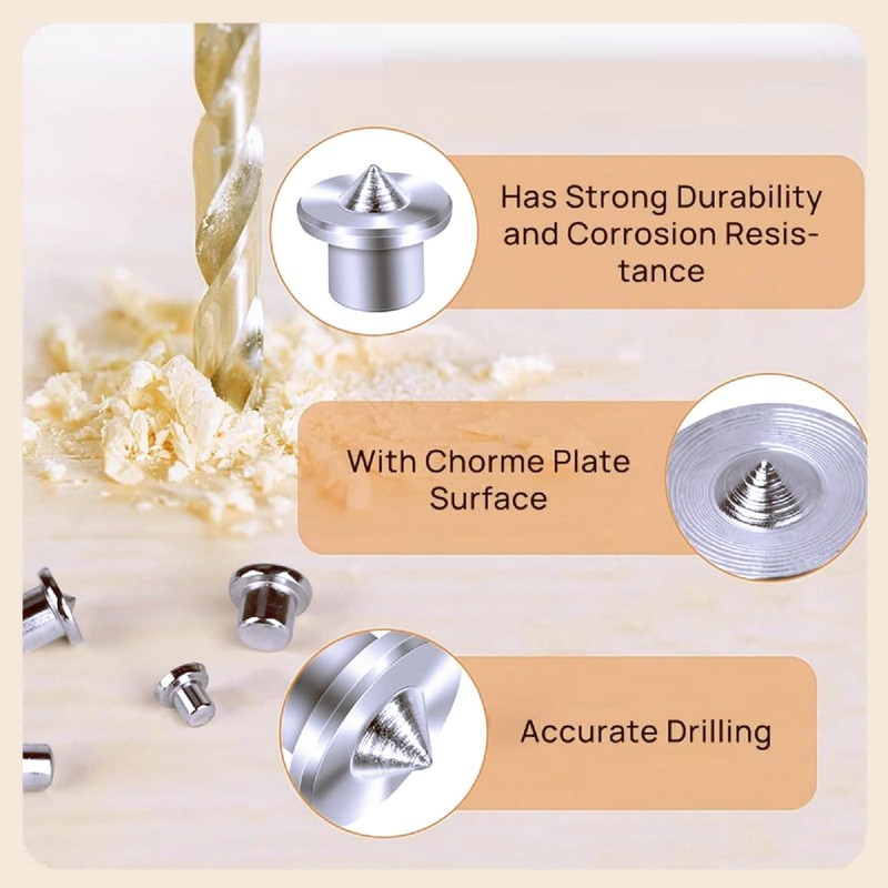 Wooden Dowel Set - Complete Package with Centering Points and