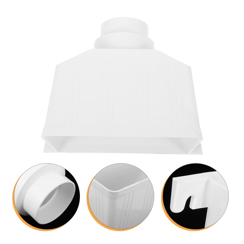 DOITOOL Gutter Connector, Gutter Downspout Adapter, Rain Gutter Downspout Extensions,