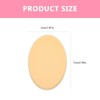 Beavorty 6pcs Oval Makeup Pads Foam Sponges for Face Beauty