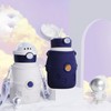 500ml Stainless Steel Vacuum Insulation Mug with Lid and Straw