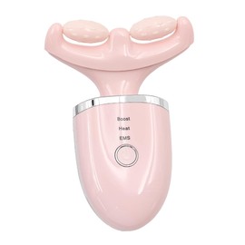 Sarini Gesichtsmassagegerät,Nackenpflege-Massagegerät,45 °C Schönheitsgerät mit 3 Modi zur Hautstraffung,EMS-Massage,Straffung von Gesicht und Hals mit Rolle im Lieferumfang enthalten