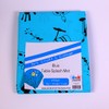 Blue Plastic Splash Mat Table Protector Paint Brush Design for