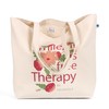 FINGERCRAFT Lightweight Canvas Shopping Bag Large Capacity Multipurpose Shopping Bag