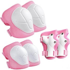 Children's Knee Pads, 6-in-1 Inline Skates, Children's Inline Skates, Suitable for Roller Skating, Wheels, Bicycles and Skateboards