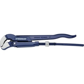 Promat 810731 Corner Pipe Wrench S-Jaw 3.8 cm (1.5 Inch) Length 440 mm Width 68 mm Promat