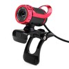Computer Camera, Desktop Webcam with Microphone, Head 360 Degree Rotation,