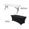 banquetbay Spandex Fitted Stretch Table Cover for 6ft Folding Table,