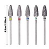 Alicer Bits for Electric Nail Cutters, Pack of 5 Tungsten