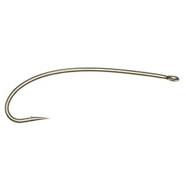 Umpqua Fly Tying Hooks U203 50Pk 10 Curved Hook Straight Eye 3X Long Std Wire