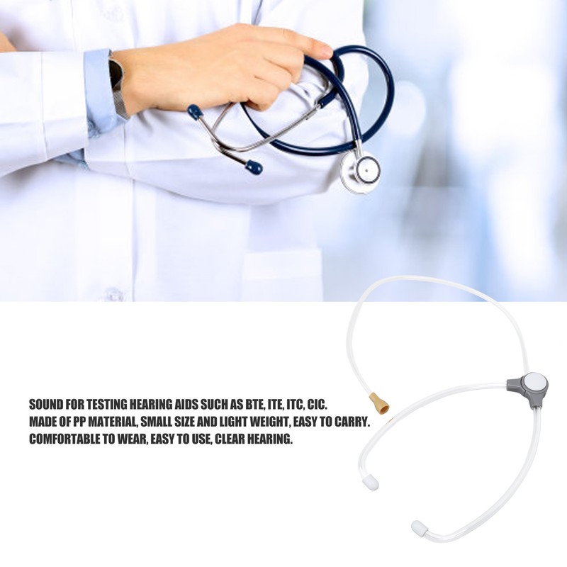 Stethoscope Transparent PP Dual Head Diagnostic Tool Accessory for Monitoring