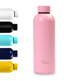 Stainless Steel Water Bottle 500ml - Otto Koning - Double-Walled Vacuum Insulated Thermos Flask. Keeps Cold Drinks 24 Hours and Hot Drinks 12 Hours. Leak-proof Thermos Flask, BPA-Free