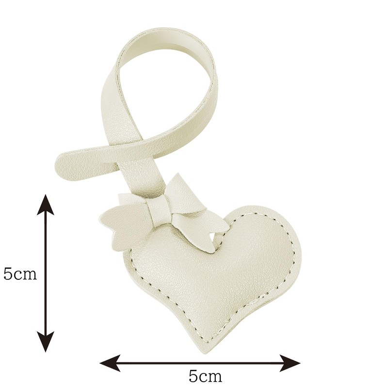 [tonecraft] ハート リボン バッグチャーム シンプル オーソドックス バッグチャーム 人気 おしゃれ 可愛い