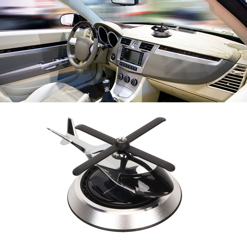 Car Air Fresheners with Solar Rotating Relieve Stress Purifie Odors