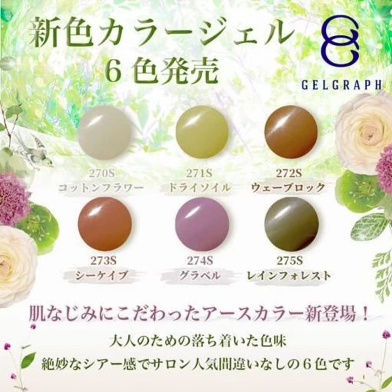 GELGRAPH Color Gel 273S 0.2 oz (5 g) Sea Cave