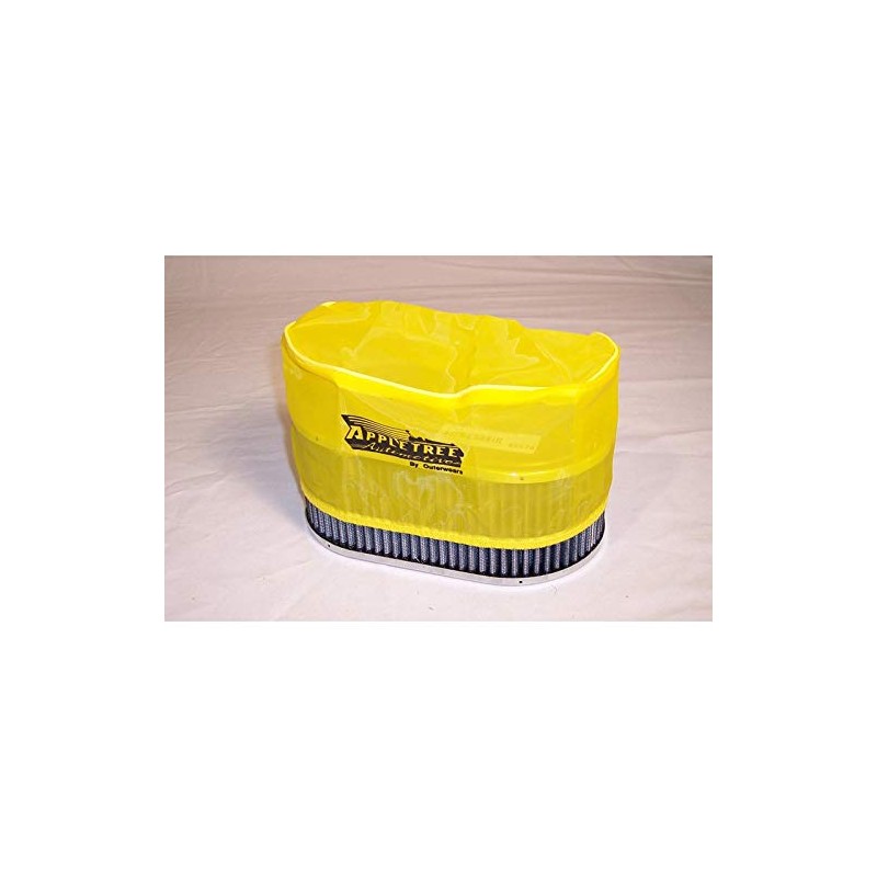 Outerwear Pre-Filter, 4.5 X 7 Oval, 3.5 Tall, Yellow, Compatible