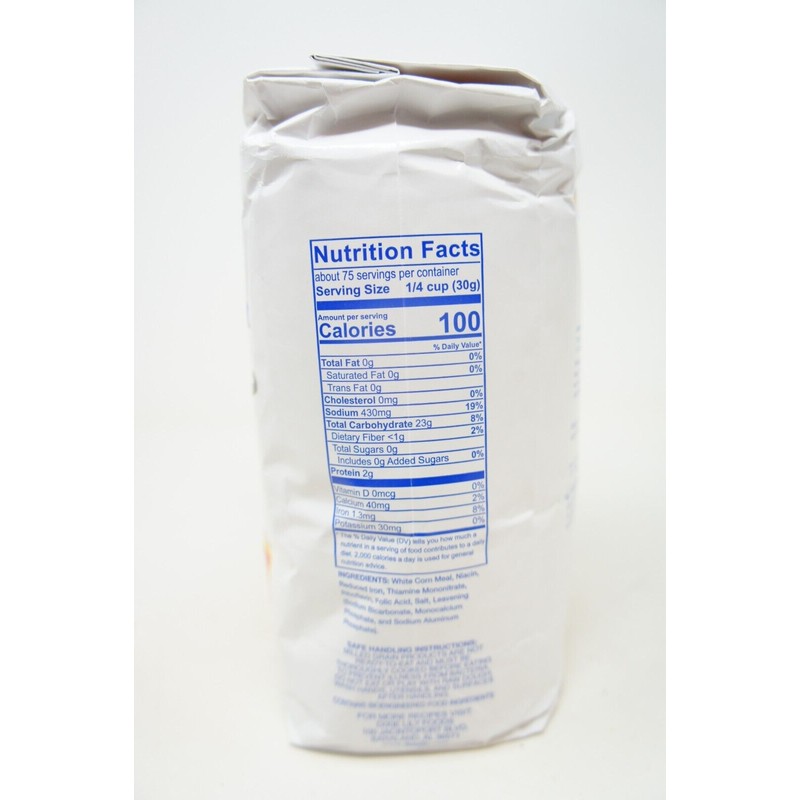 Dixie Lily Corn Meal Self Rising Enriched White, Buttermilk, 5