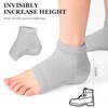 Height Max Socks,Invisible Shoe Heel Pad,Height Max Insoles 3 Inches,