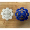 Gear Shaped Cookie Cutter with Wrench Design for Mechanics and