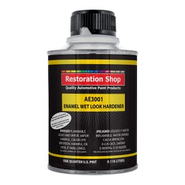 Restoration Shop AE3001 Acrylic Enamel Wet Look Hardener - Quarter Pint, Universally Used as Catalyst in Many Brands of Automotive Enamel Paints