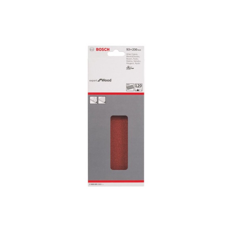 Bosch 2608605313 93 x 230 mm Sanding Sheets for Conventional