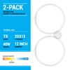 KOR (Pack of 2) FC40T5/830-12" T5 Flurescent Circline - 40