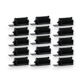Unicorn Rodillo Entintador IR40 para Calculadora PR40 - Color Negro - 15 Piezas