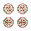 Purely Home Melamine/Plastic Outdoor/Camping/Picnic Side Plates Set (Mediterranean, 4)