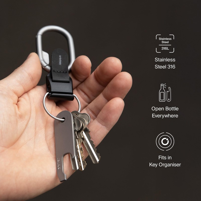 Orbitkey Bottle Opener for Key Organizer or Key Ring |