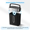 BONSEN Shredder for Home Office, 4 Gallons 8-Sheet Cross Cut
