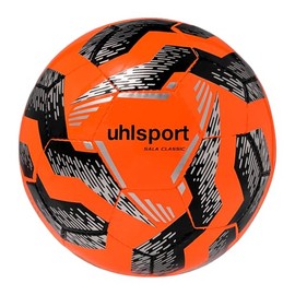 uhlsport Sala Classic Indoor Football Futsal Ball Size 4 Fluorescent Orange / Black / Silver