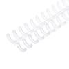 PATIKIL 30-Hole Loose Leaf Binder Ring, 10 Pcs Plastic Comb