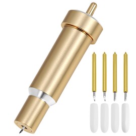 QWORK® Fine Cut Blade and Housing Replacement Blades Compatible with Cricut Explore Air/Air 2/Maker 3, Gold