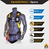 KwikSafety (Charlotte, NC) TYPHOON Safety Harness [2 PACK] Premium Back
