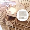 30 Day Wooden Ramadan Advent Calendar Home Decor Hollow Out