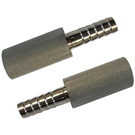 tsingseen life 2pcs 2.0 Micron Diffusion Stone Stainless Steel Aeration Stone Carbonating Stone with 1/4" Barb Beer Bar Accessories