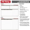 7 Times a Day Weekly Pill Box Organizer Case, Secure