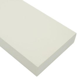 BuyPlastic Tangent Poly Lumber - Bright White, 1x6 (0.75" x 5.5"), 72" Length - HDPE Plastic Board for Outdoor Furniture and More