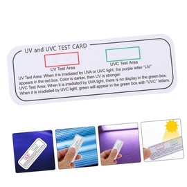 FUNOMOCYA 6pcs Portable Uvc Test Cards for Accurate Uv Detection for Reptile Owners Lightweight Testing Cards for Sunlight Uv Intensity Measurement