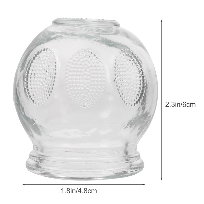 Healvian Cupping Therapy Set 6 Pcs Glass Suction Cups for