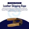 Splay Leather Skipping Rope-9 Foot- Leather Boxing Speed Jump Rope
