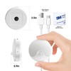 junlit Rechargeable Mini Night Light, Warm White Motion Sensor Light,